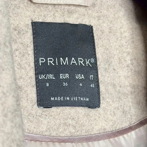 Primark Cream Coat - Picture 6 of 10